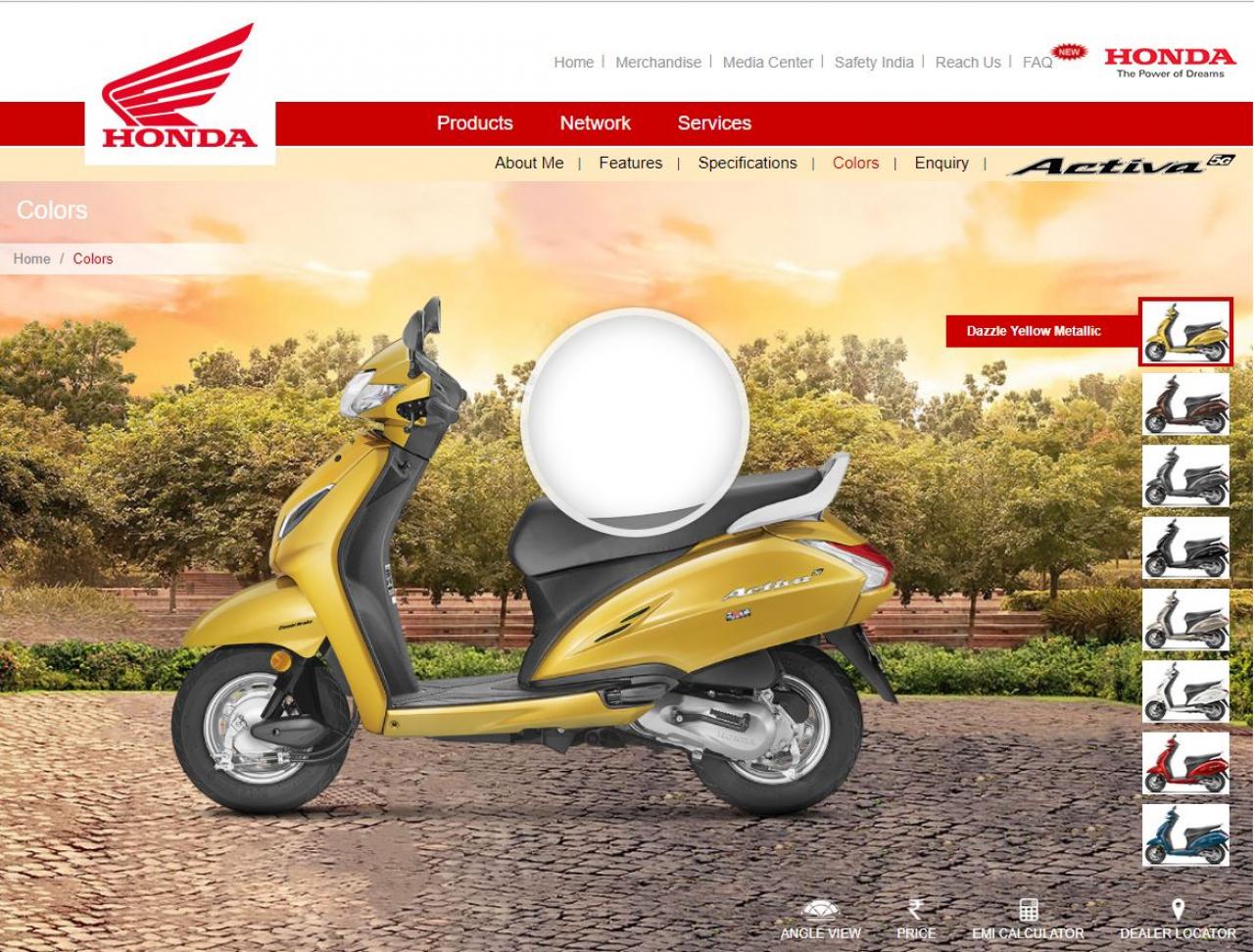 Honda Activa 5G listed on website. Priced at Rs. 52 460 Team BHP